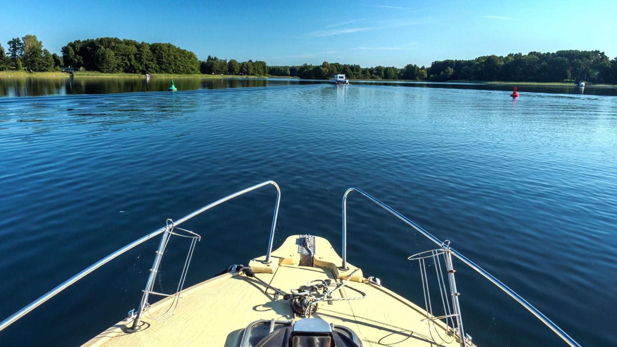 Ferienwohnung Mit Seeblick Rheinsberg Exterior foto